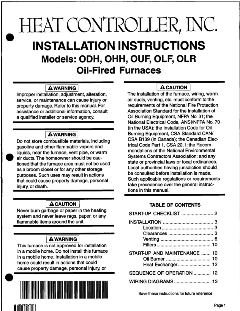 Heat Controller ODH installation instructions