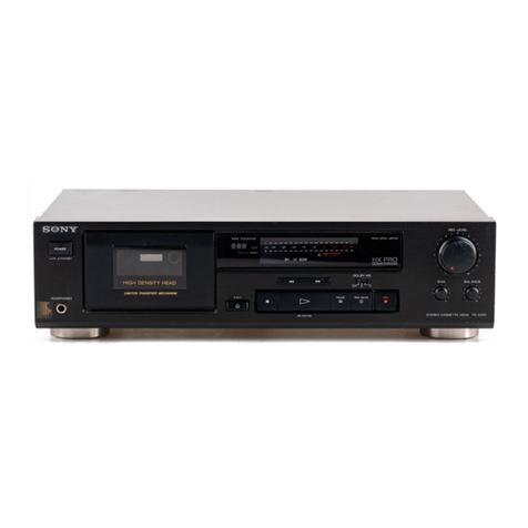 Sony TC-K370 Service manual