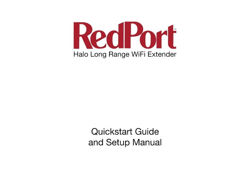 RedPort Halo Quickstart guide and setup manual
