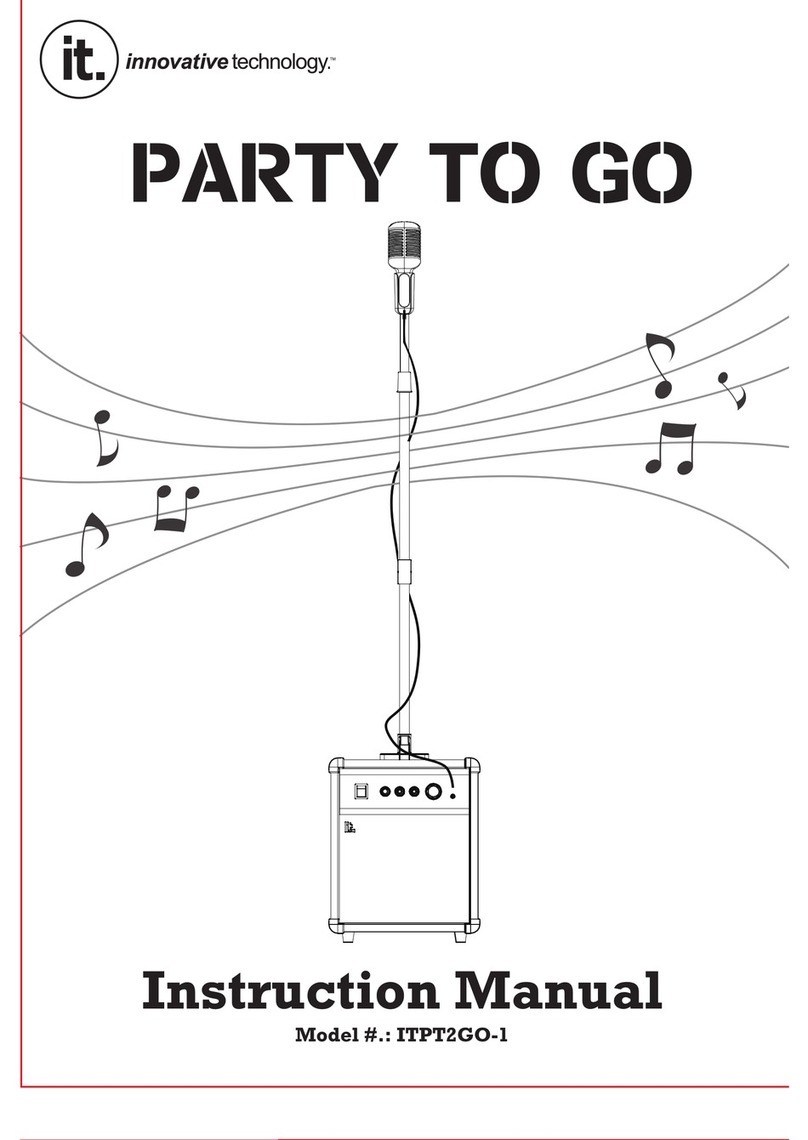 Innovative Technology Party To Go ITPT2GO-1 instruction manual