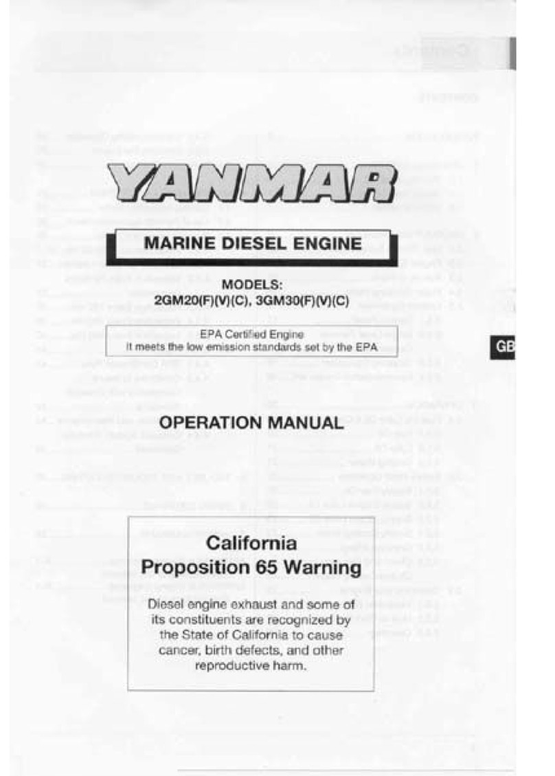 Yanmar 2GM20 User manual