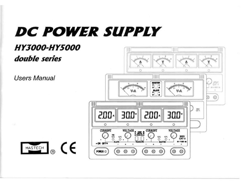 Mastech HY3000 double series user manual