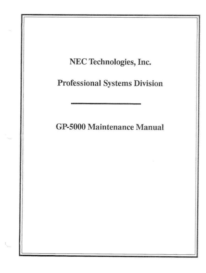 NEC GP-5000 User manual