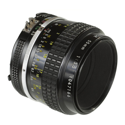 Nikon Micro-Nikkor-P Auto 55mm f/3.5 instruction manual