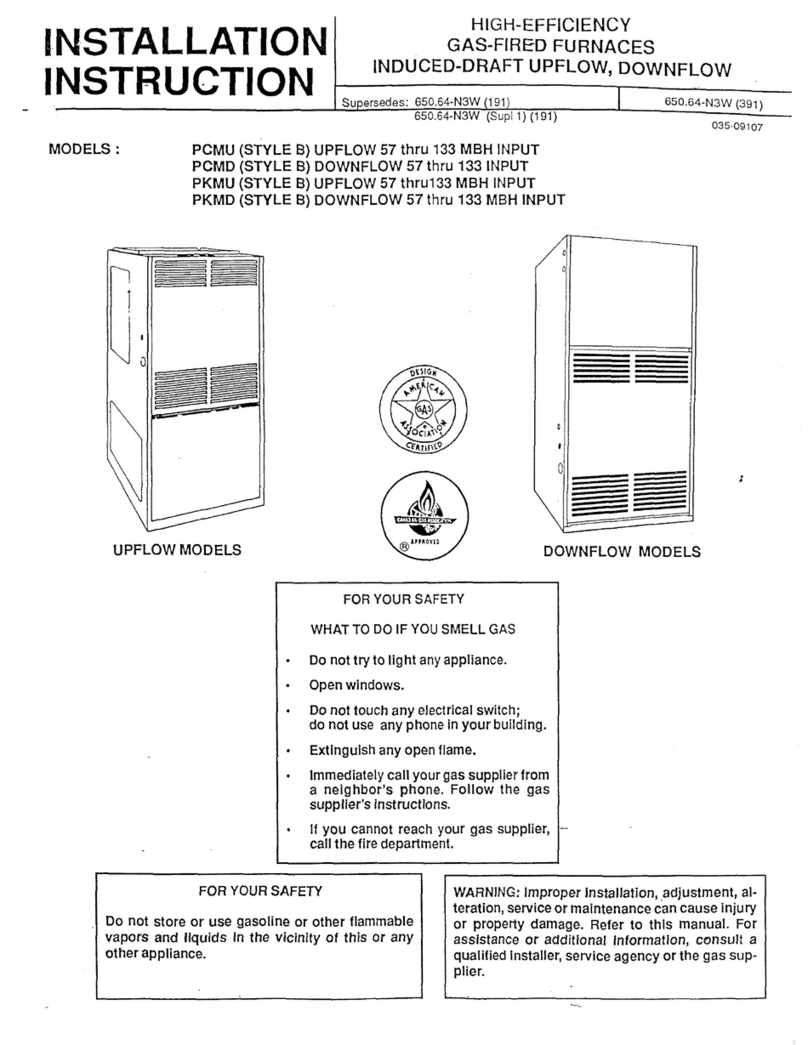 York PCMU Series installation instructions