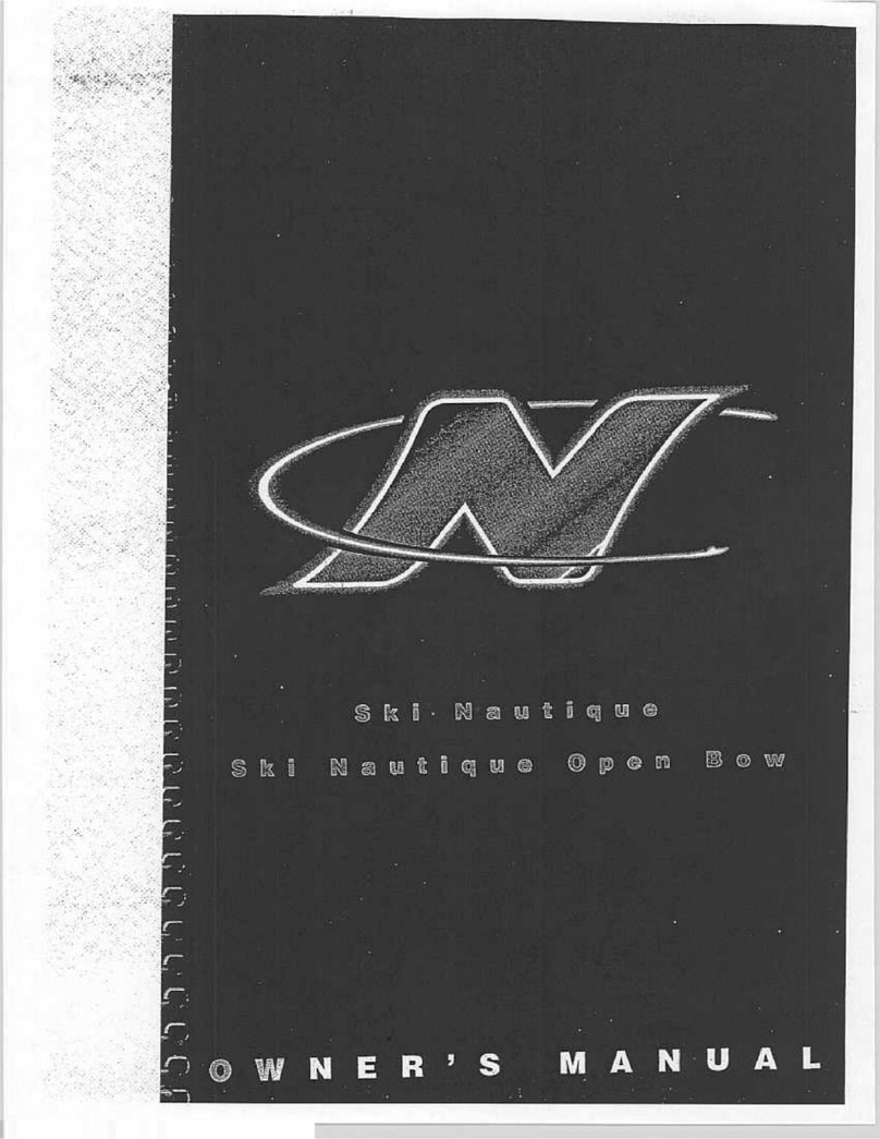 CORRECT CRAFT Ski Nautique Open Bow owner's manual