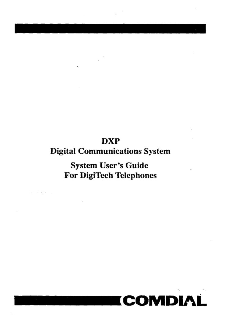 Comdial DXP Digital Communications System System user's guide
