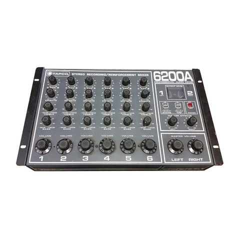 Tapco 6200A User manual