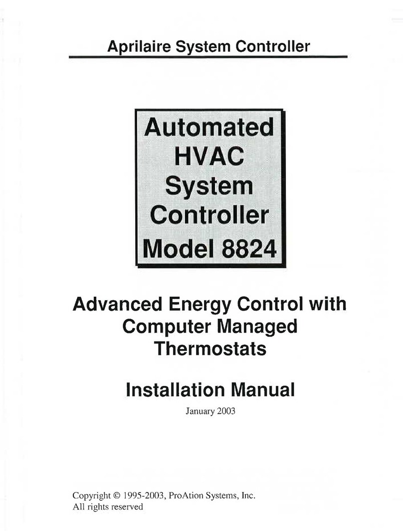 Aprilaire 8824 installation manual
