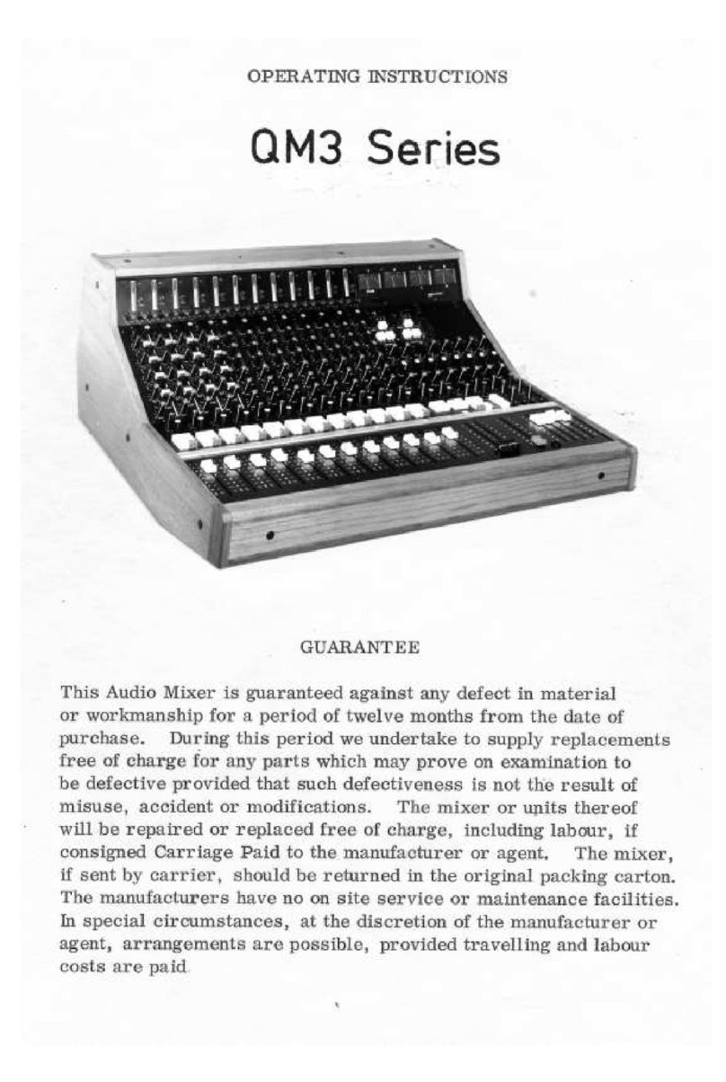Chilton QM 3 Series User manual