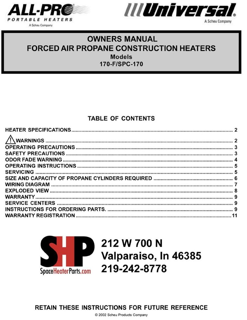 Universal 170-F owner's manual