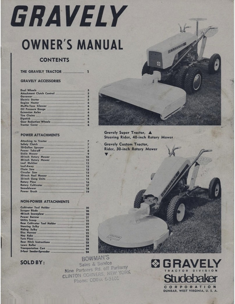 Gravely L Series owner's manual