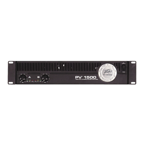 Peavey PV 1500 User manual