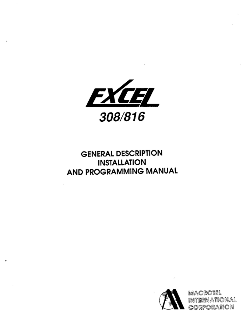 Macrotel Excel 308 Assembly instructions