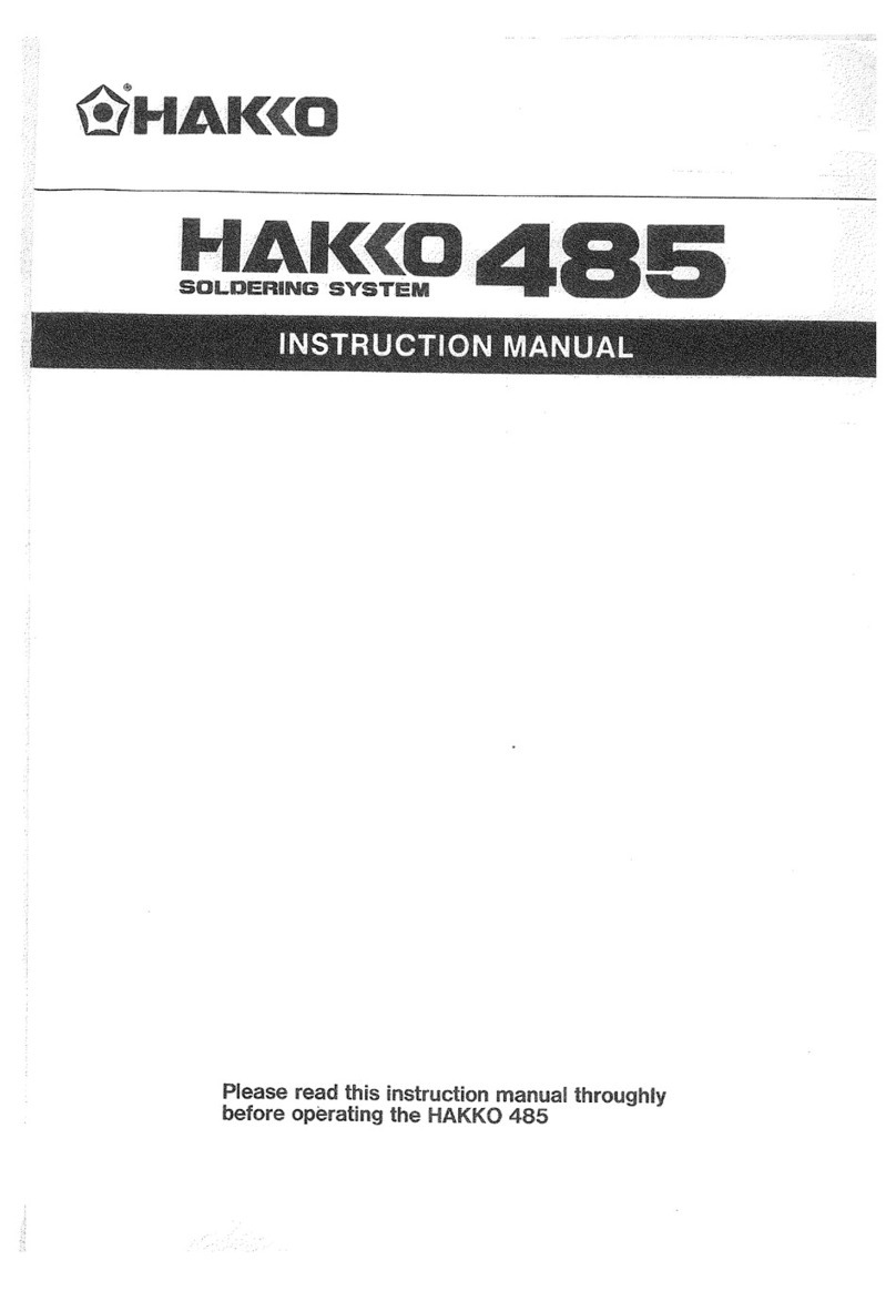 Hakko Electronics 485 User manual