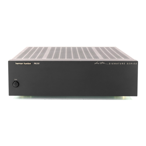 Harman Kardon PA2200 User manual