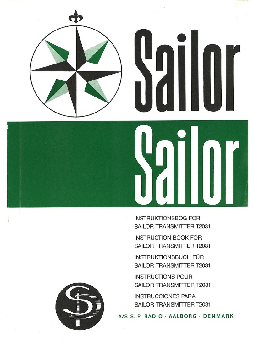 Sailor T2031 User manual