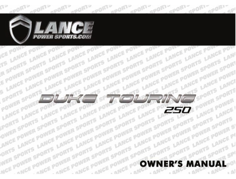 Lance Duke Touring 250 owner's manual