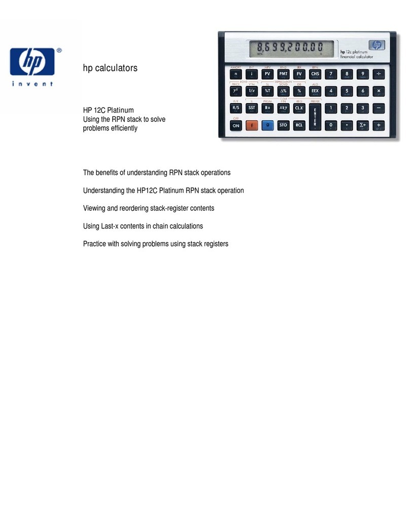 HP 12C Manual