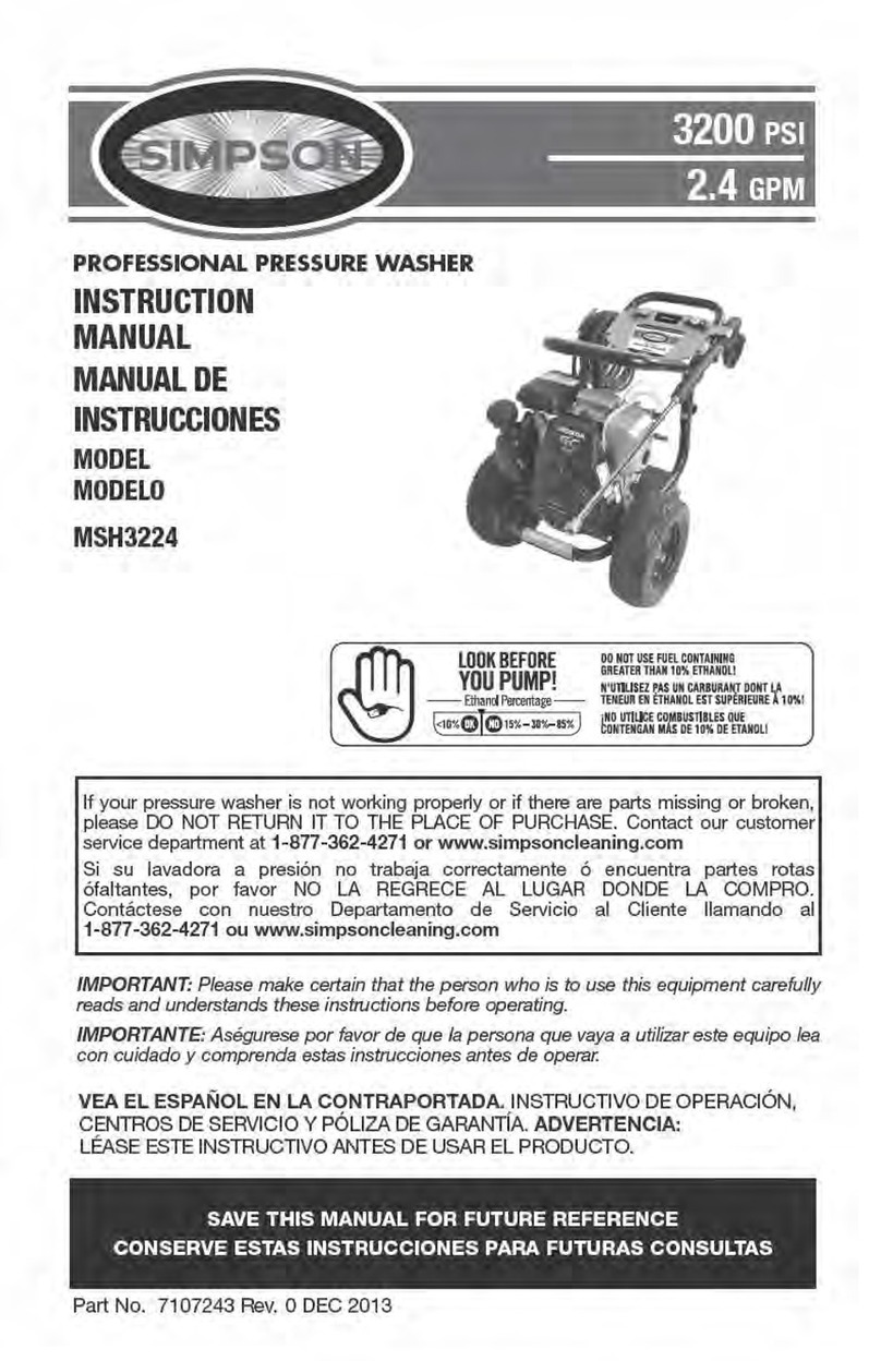Simpson MSH3224 User manual