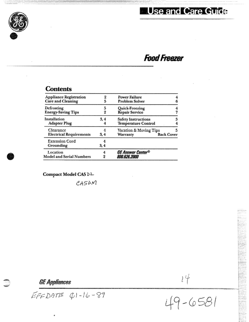 GE CA5DL User manual