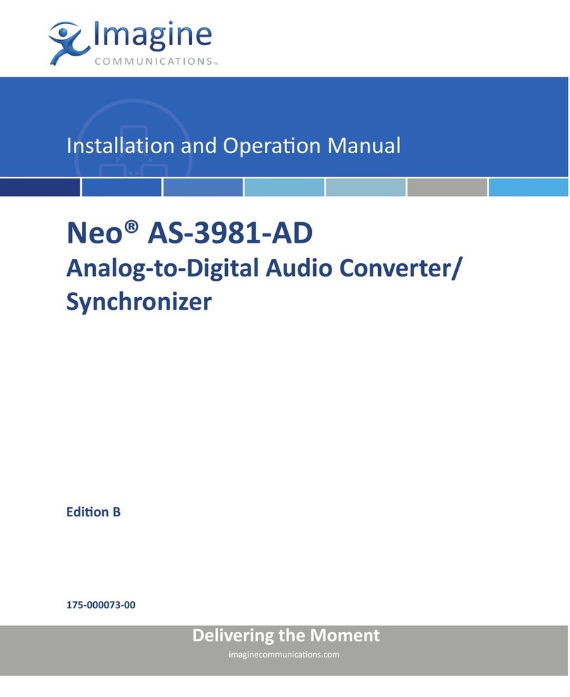 Imagine NEO AS-3981-AD Installation and operator's manual