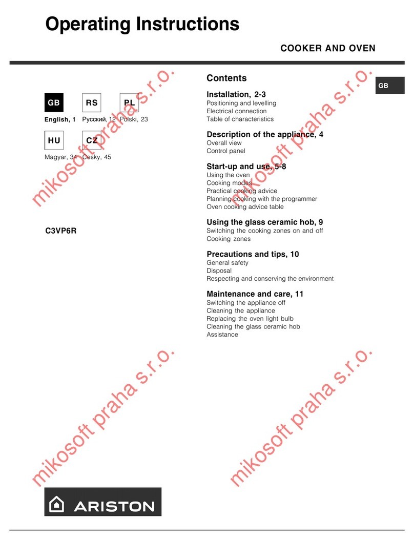 Ariston C3VP6R User manual