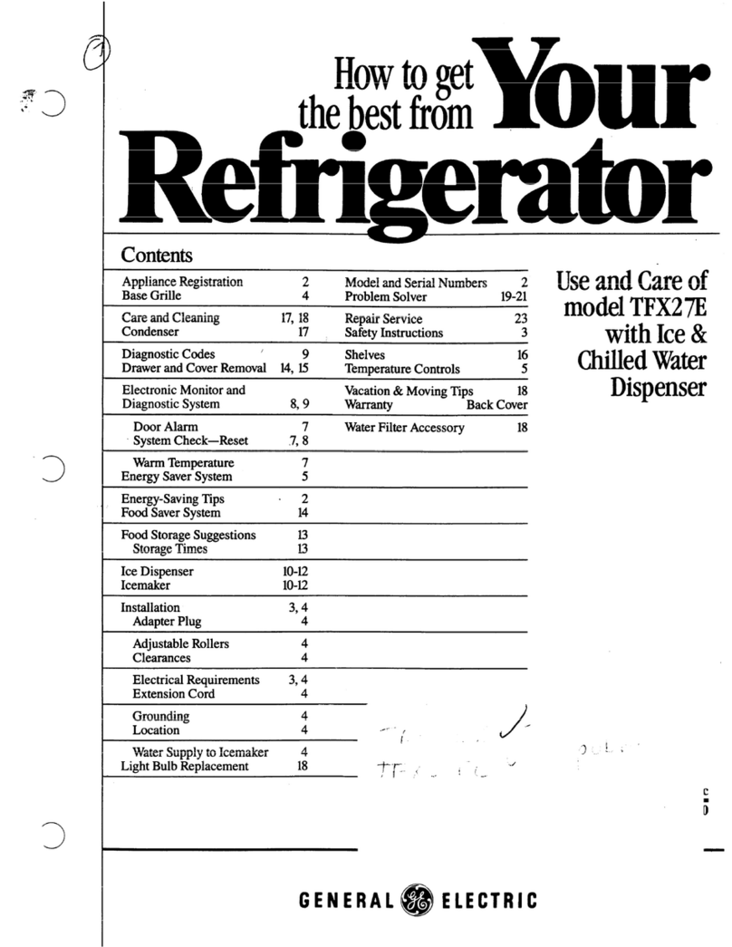 GE TFX27E Installation instructions