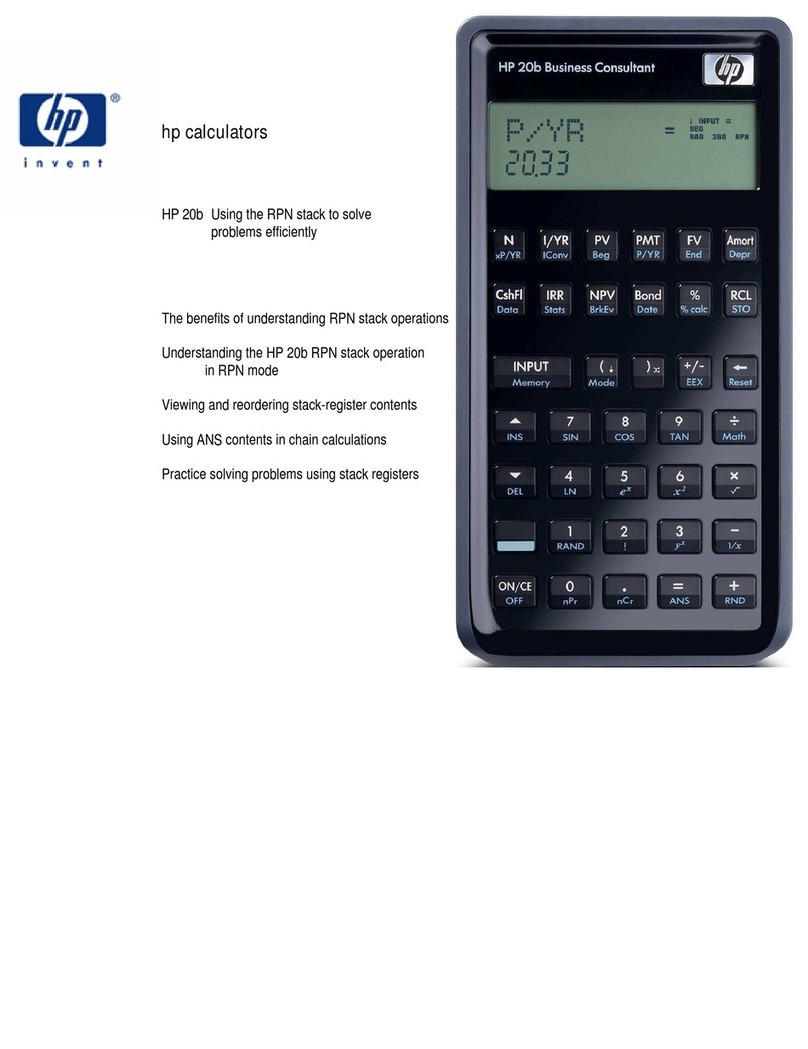 HP 20b Business Consultant Manual