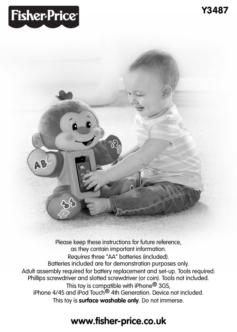 Fisher-Price Y3487 User manual Fisher-Price Y3487 User manual