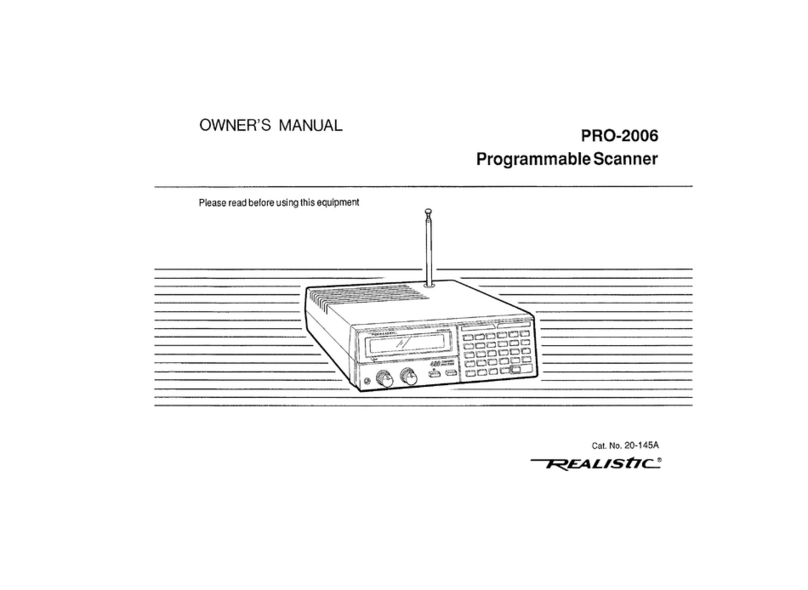 Realistic PRO-2006 owner's manual