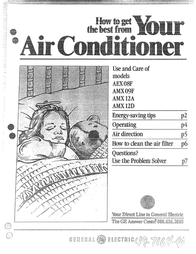 GE AEX08F Installation instructions
