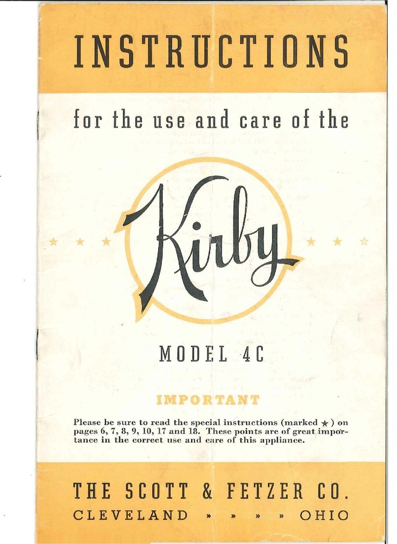 Kirby 4C Use and care