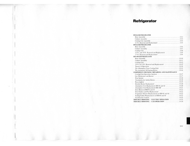 Dometic RM46 Service manual