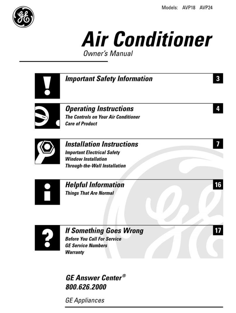 GE AVP18 User manual
