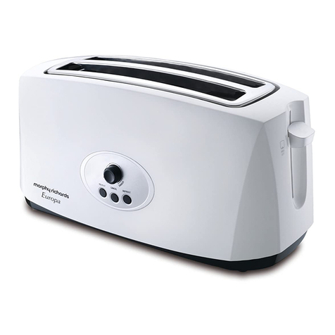 Morphy Richards Europa 4 slice instructions