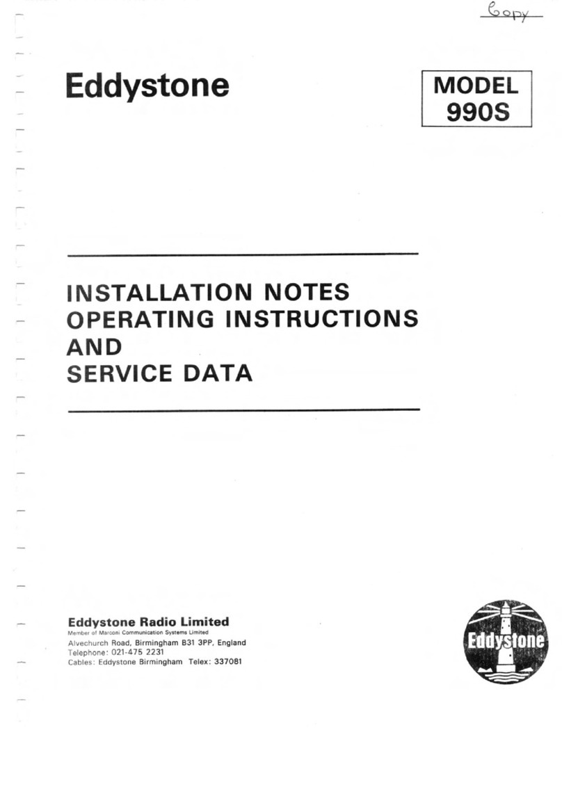 Eddystone 990S Operating instructions and service manual
