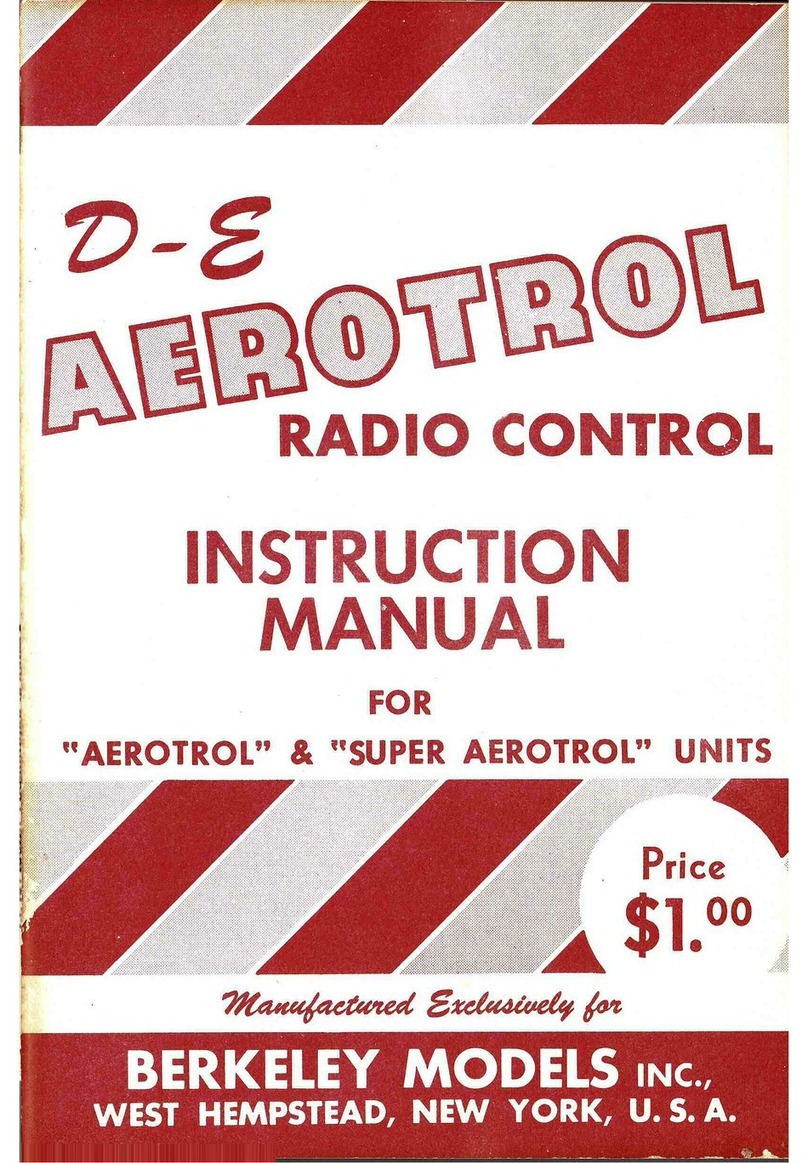 Berkeley Models Aerotrol D-E instruction manual Berkeley Models Aerotrol D-E instruction manual