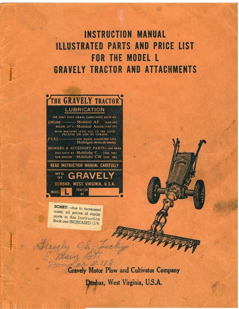 Gravely L User manual