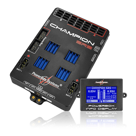 PowerBox Systems Champion SRS User manual PowerBox Systems Champion SRS User manual
