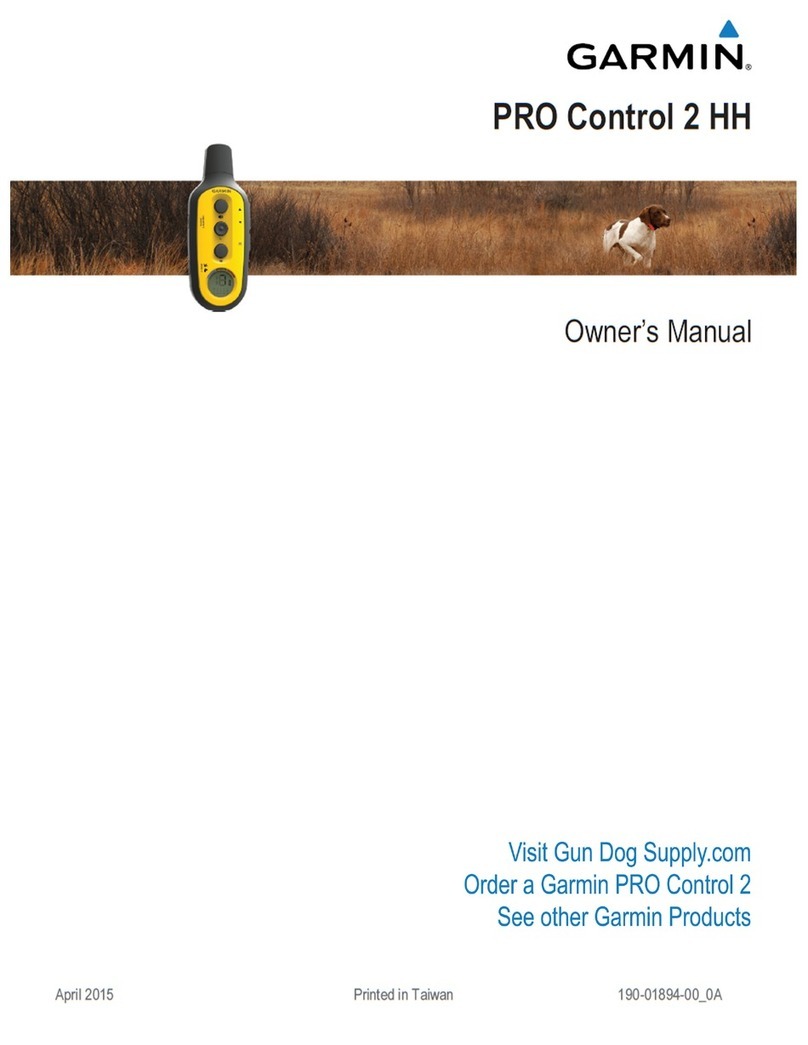 Garmin PRO Control 2 HH owner's manual