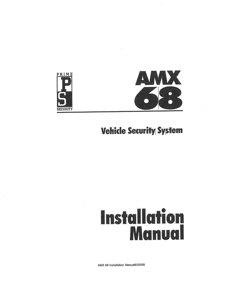 Prime Security AMX 68 installation manual