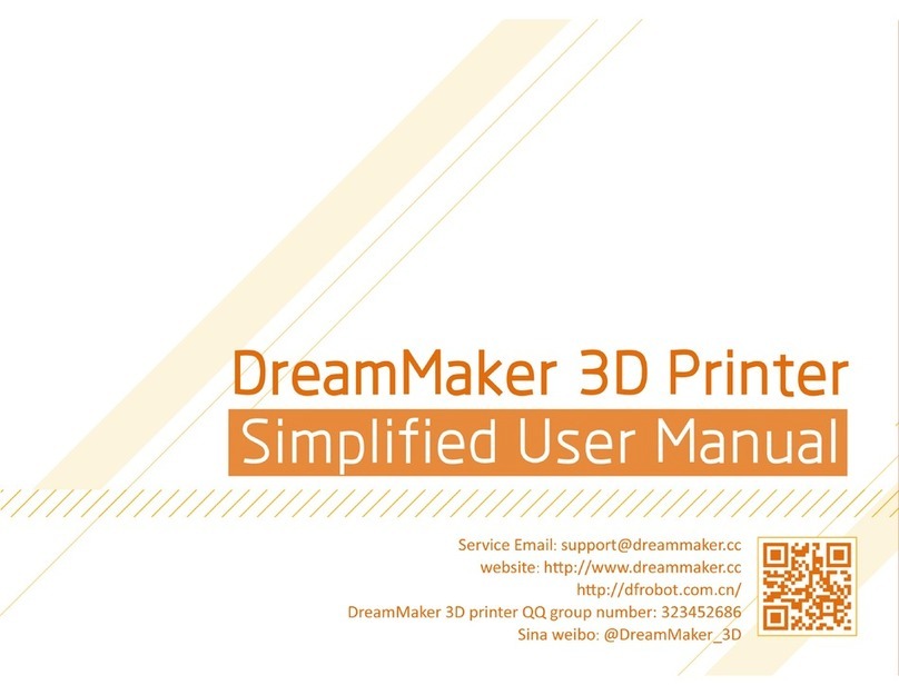 Paaasonic 3d Printer Simplified user manual