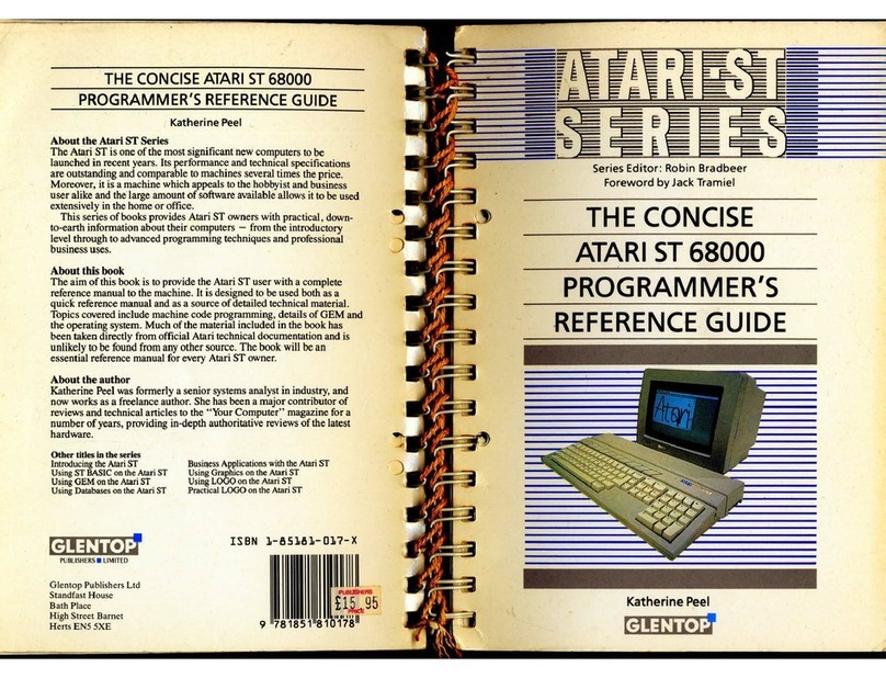Atari The Concise ST 68000 reference guide