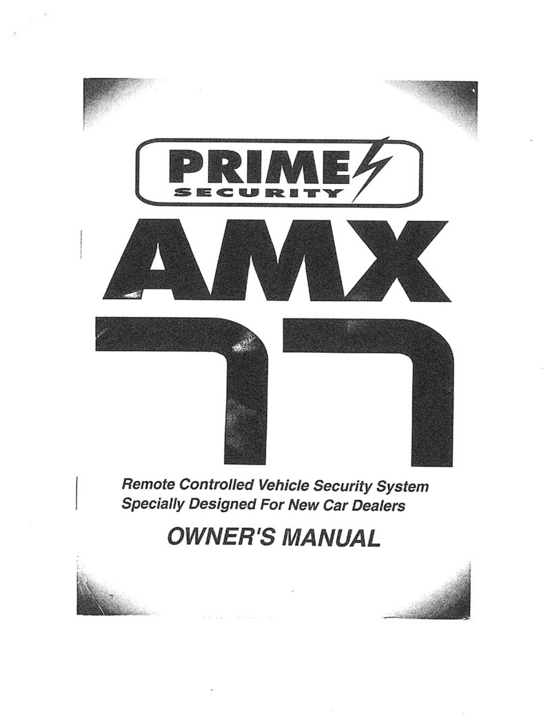 Prime Security AMX 77 owner's manual
