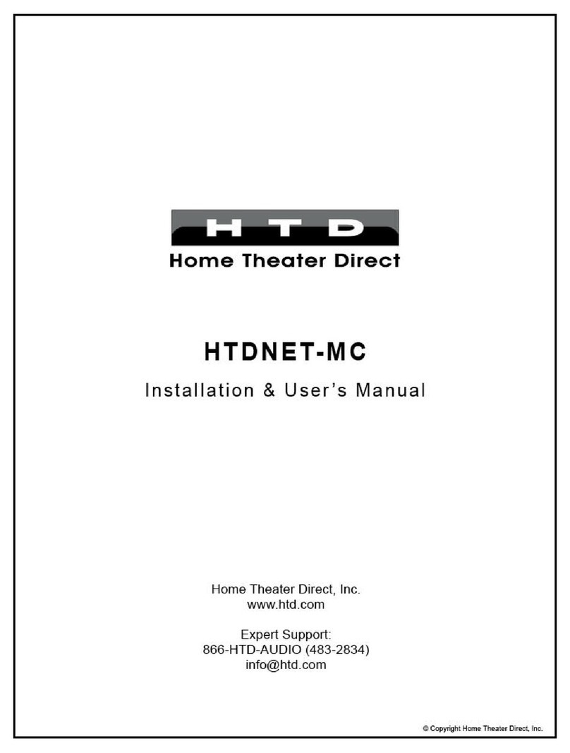 HTD HTDNET-MC Installation & user manual