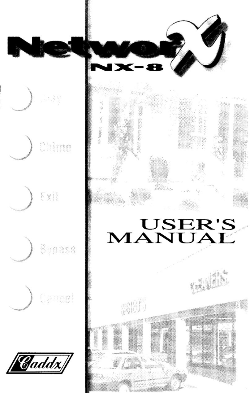 NetworX NX-8 user manual
