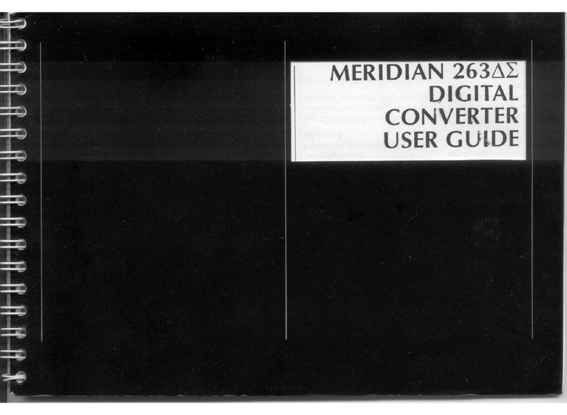 Meridian 263 delta sigma user guide