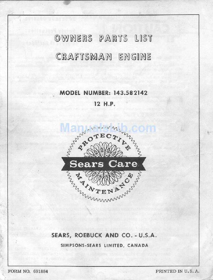 Craftsman 143.582142 User manual