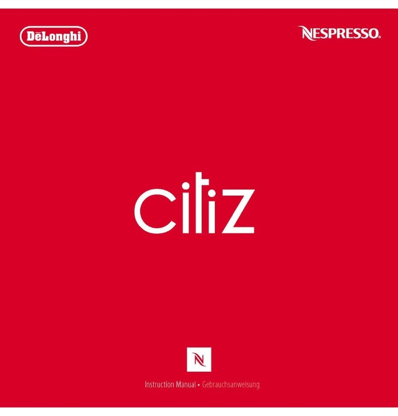 DèLonghi Citiz instruction manual